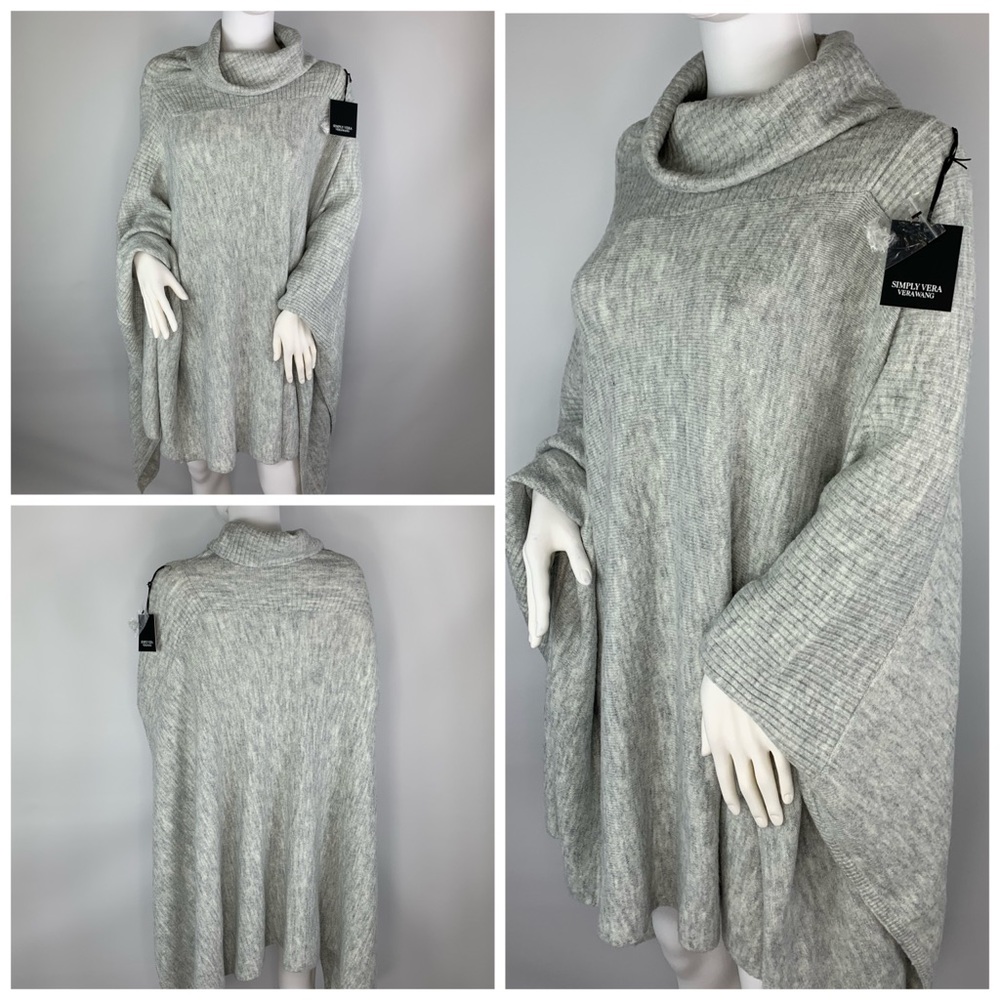 Simply Vera Vera Wang Poncho Sweater Size L/ XL